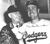 Burt Shotton and Duke Snider